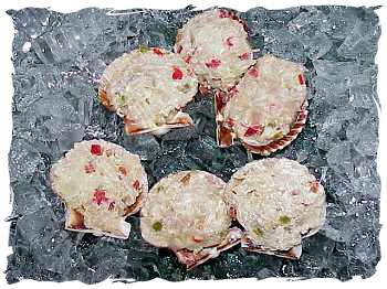 Frozen Stuffed Clams